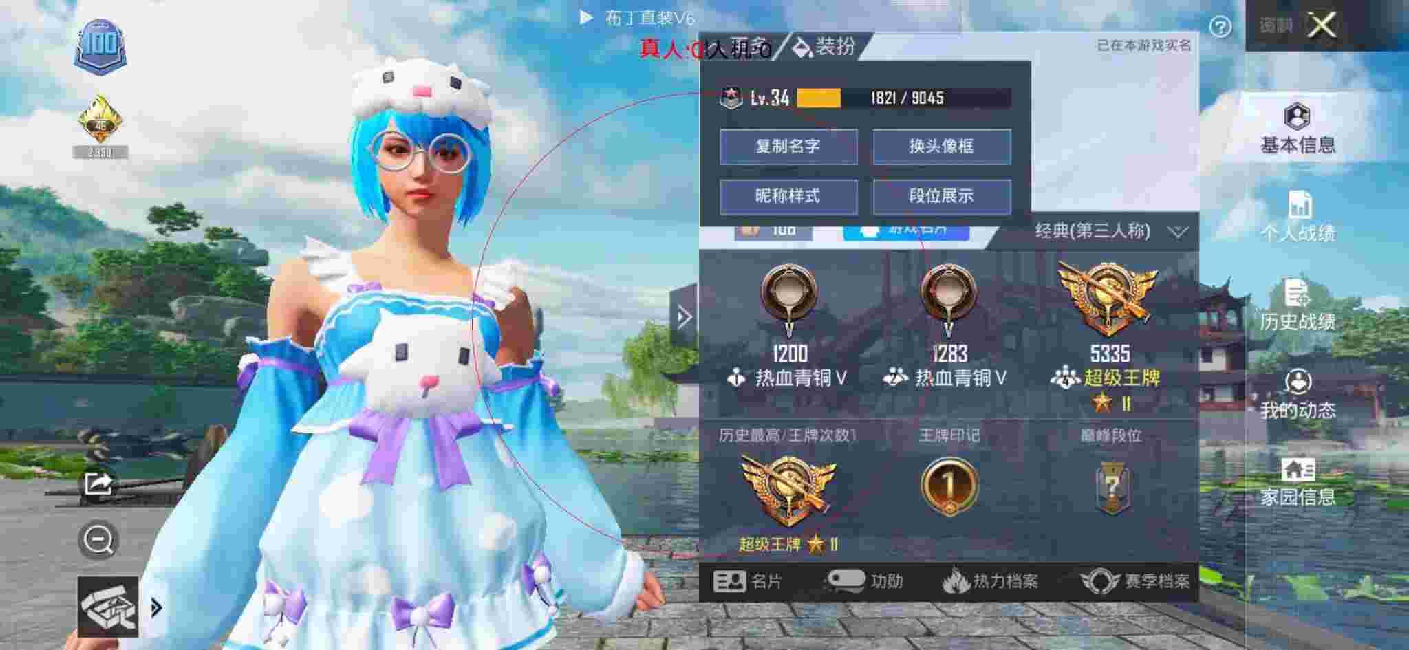和平精英布丁直装透视 - 和平精英皮肤设计大赛素材下载辅助预览图